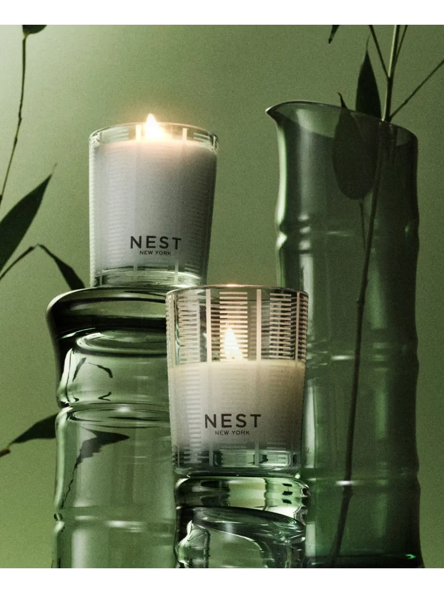 NEST New York Бамбуковая свеча-вотив, 57 г — изображение 3 из 3, бежевый