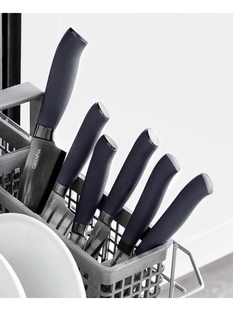 Нож для хлеба GreenPan Titanium, 20 см — изображение 5 из 5, титановый