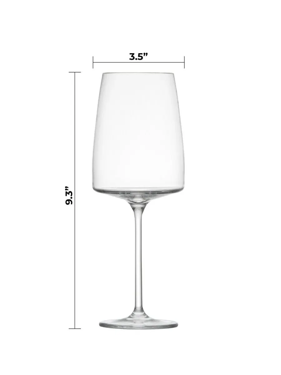 Набор из 4 бокалов для красного вина Sensa Crystal Zwiesel Glas — изображение 5 из 17, прозрачный