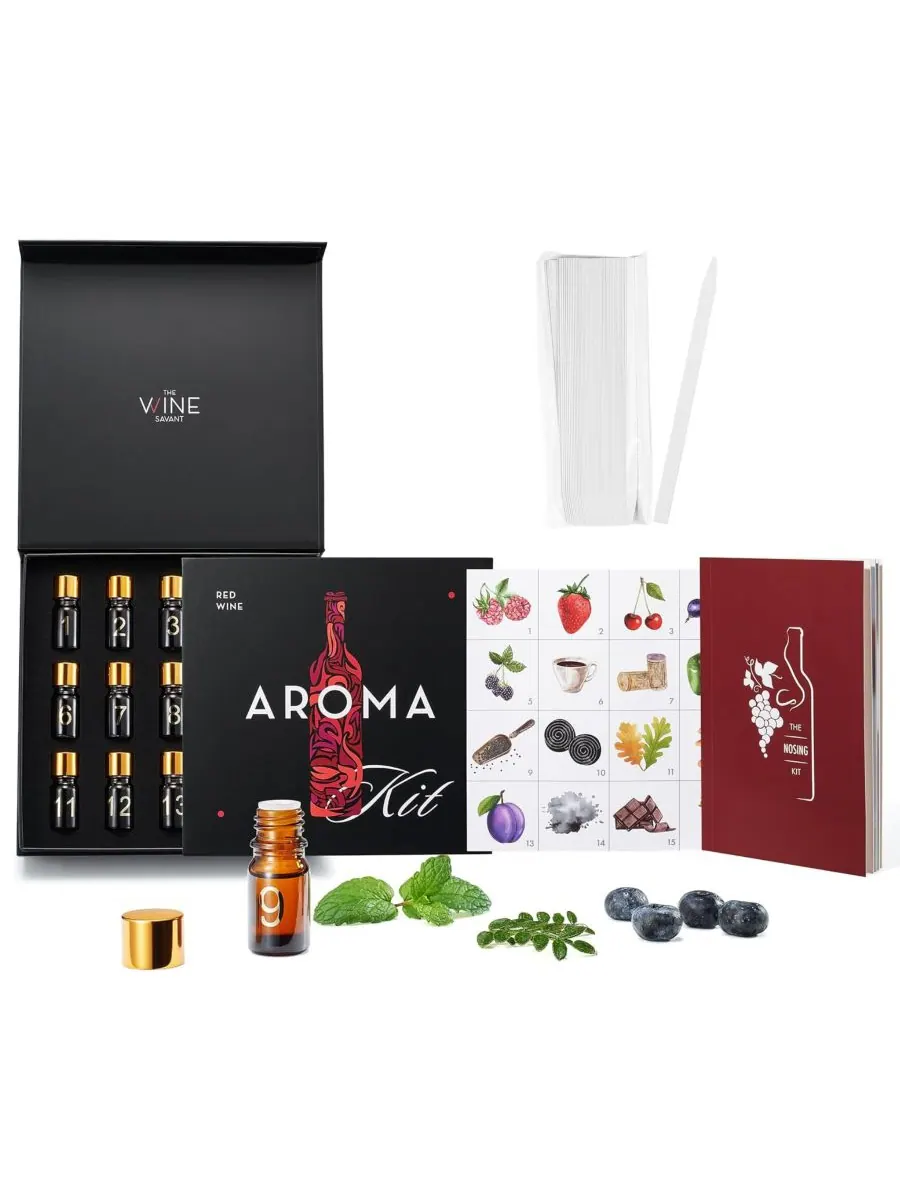 The Wine Savant Набор для ароматизации красного вина, 15 штук