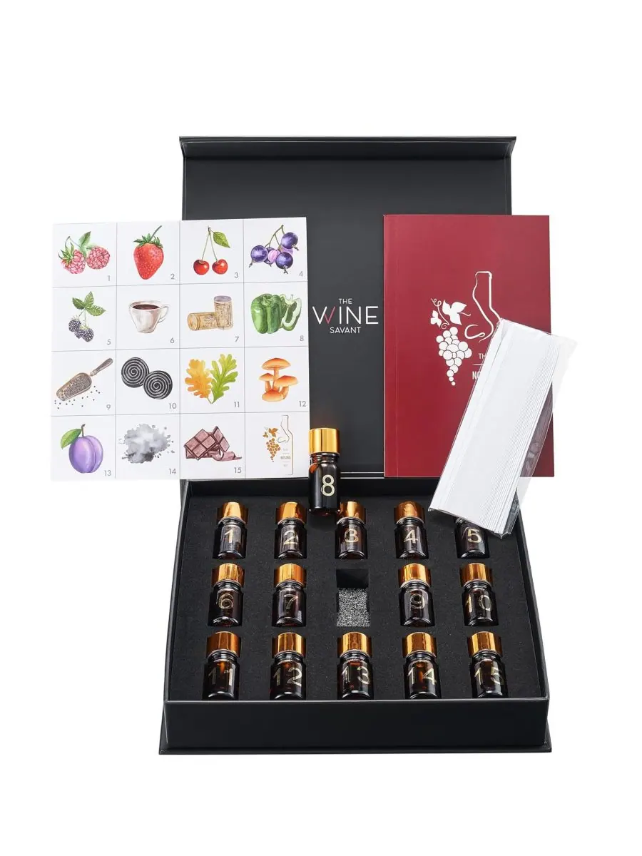 The Wine Savant Набор для ароматизации красного вина, 15 штук — изображение 3 из 3, красный
