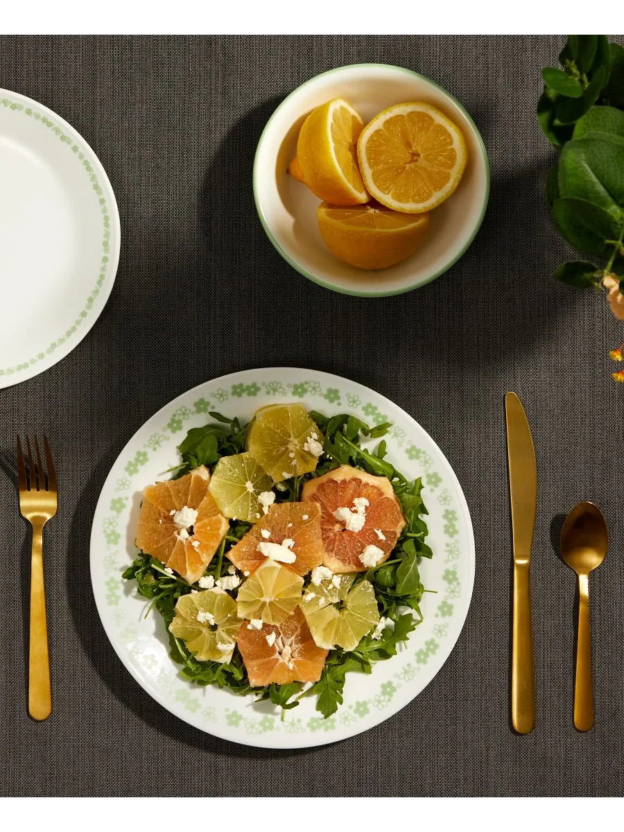 Набор посуды Vitrelle Classic Spring Blossom, 12 предметов, на 4 персоны Corelle — изображение 4 из 5, белый