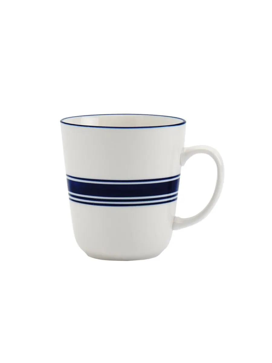 Tabletops Gallery Набор посуды Blue Stripes, 16 предметов, на 4 персоны — изображение 5 из 8, синий