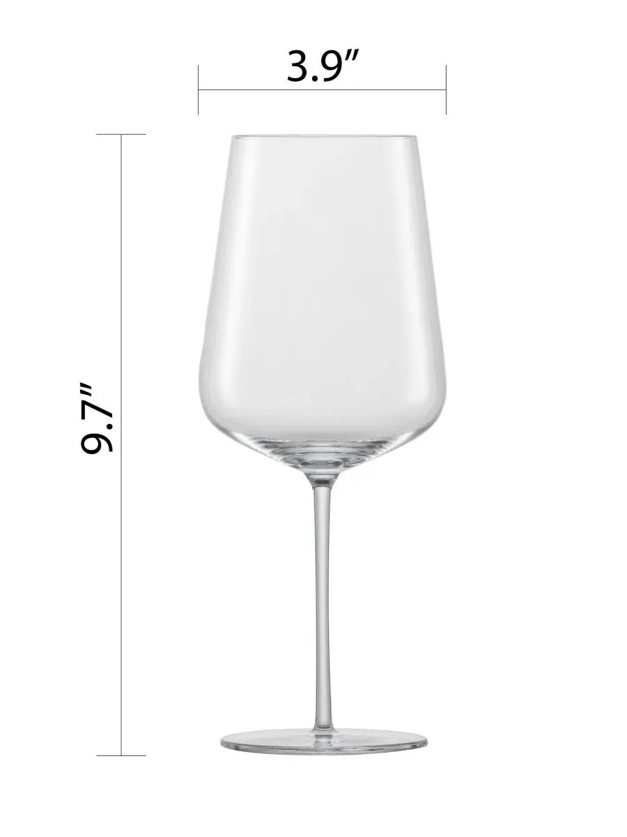 Бокалы Vervino для Каберне/Бордо, набор из 4 шт Zwiesel Glas — изображение 5 из 10, прозрачный