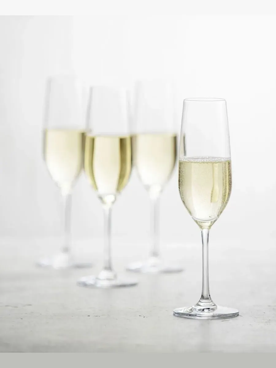 Бокал Forte Flute, 0,2 л - набор из 6 шт Schott Zwiesel — изображение 2 из 6, прозрачный