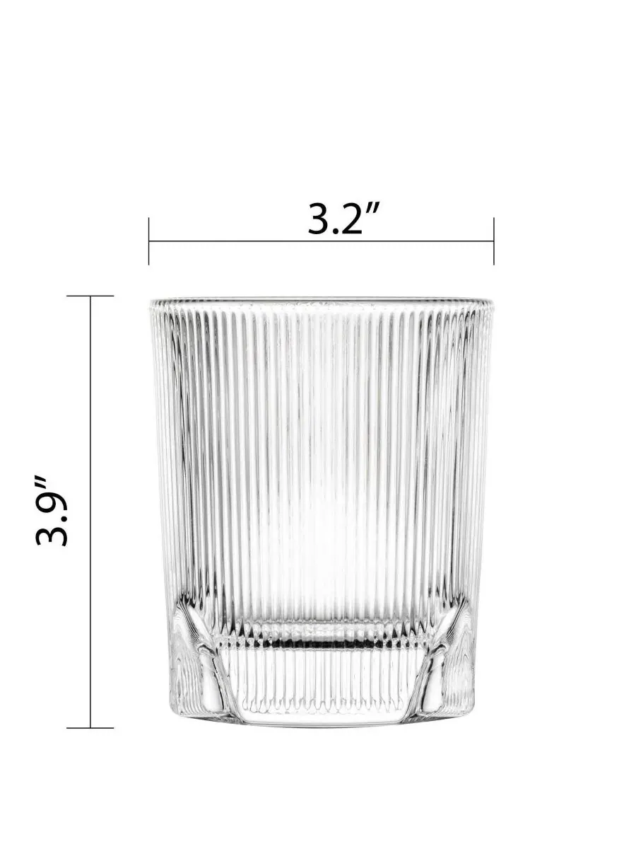 Набор из 4 стаканов для виски с граненым дизайном, 290 мл Zwiesel Glas — изображение 2 из 6, прозрачный
