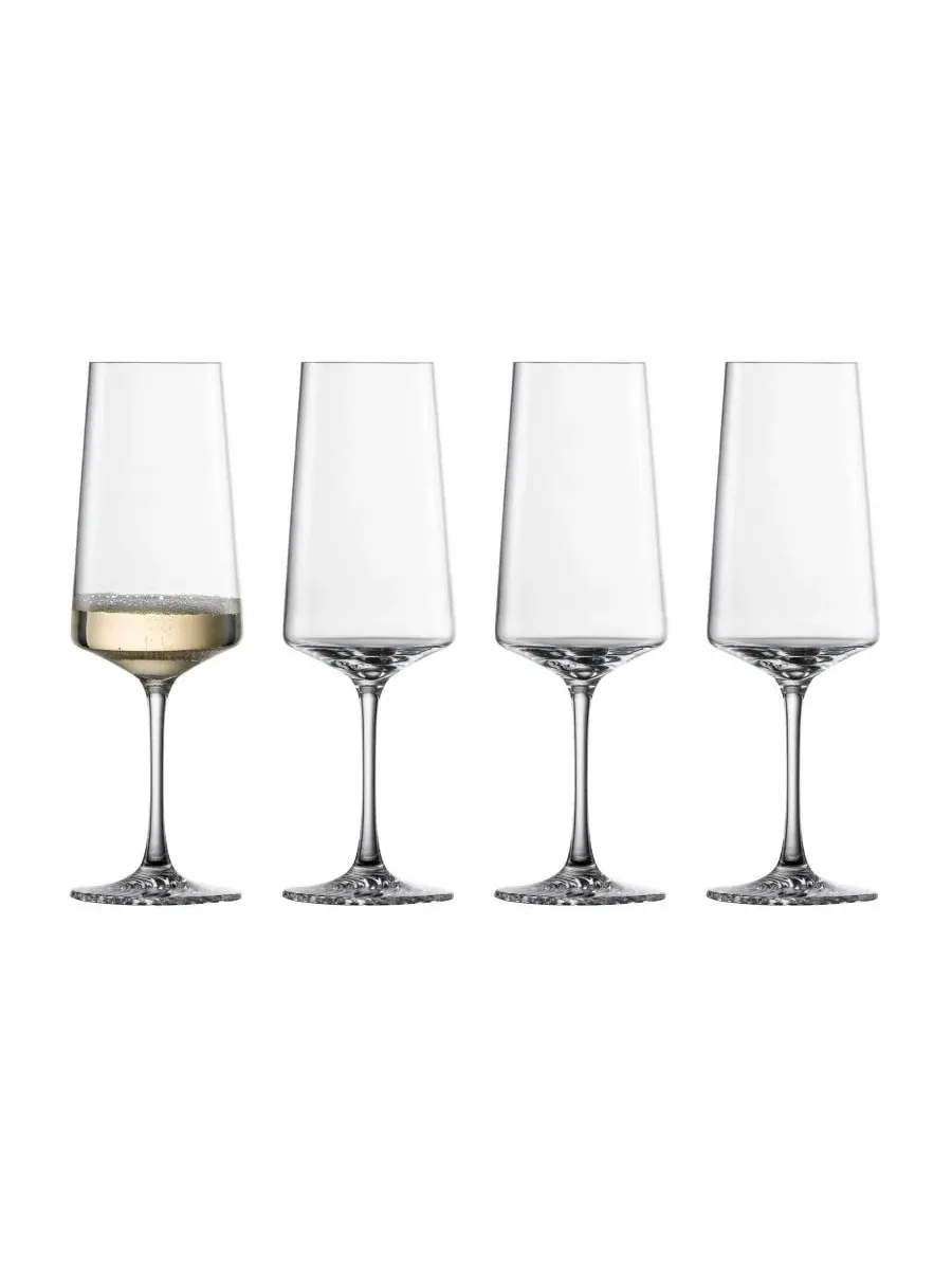 Набор из 4 бокалов Echo для шампанского Zwiesel Glas — изображение 1 из 8, прозрачный