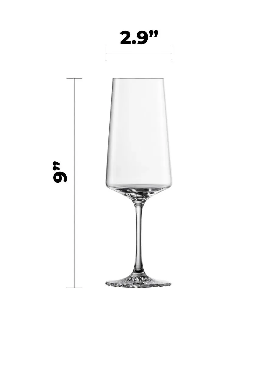 Набор из 4 бокалов Echo для шампанского Zwiesel Glas — изображение 2 из 8, прозрачный