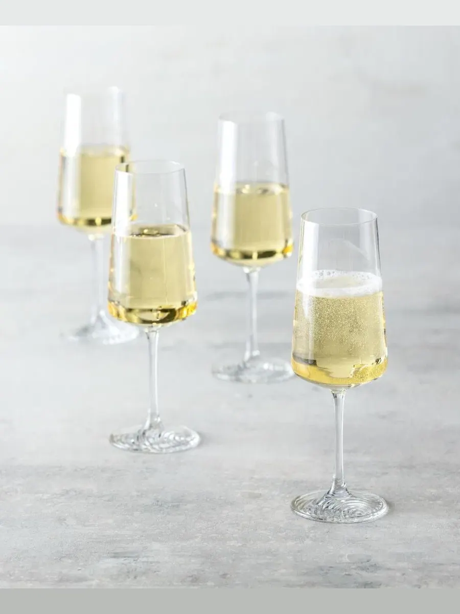 Набор из 4 бокалов Echo для шампанского Zwiesel Glas — изображение 4 из 8, прозрачный