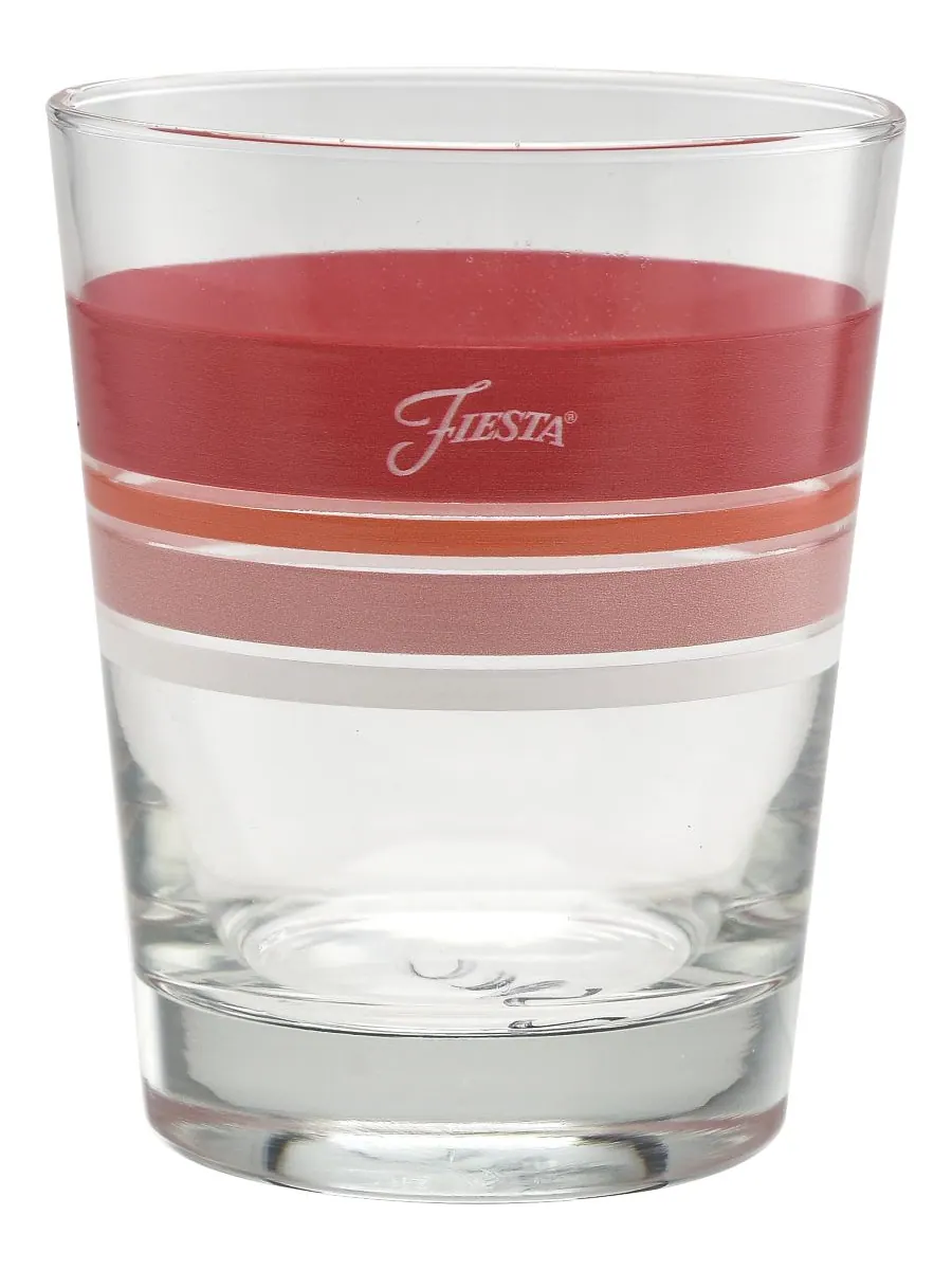 Набор из 4 бокалов для виски Sunset Horizon Edgeline Double Old Fashioned Fiesta — изображение 2 из 3, белый
