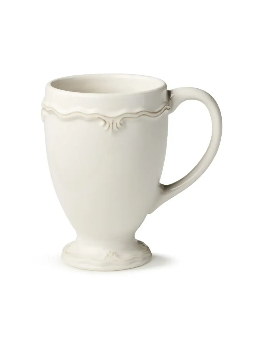 Набор из 4 кружек Heritage Scroll Certified International — изображение 6 из 6, белый