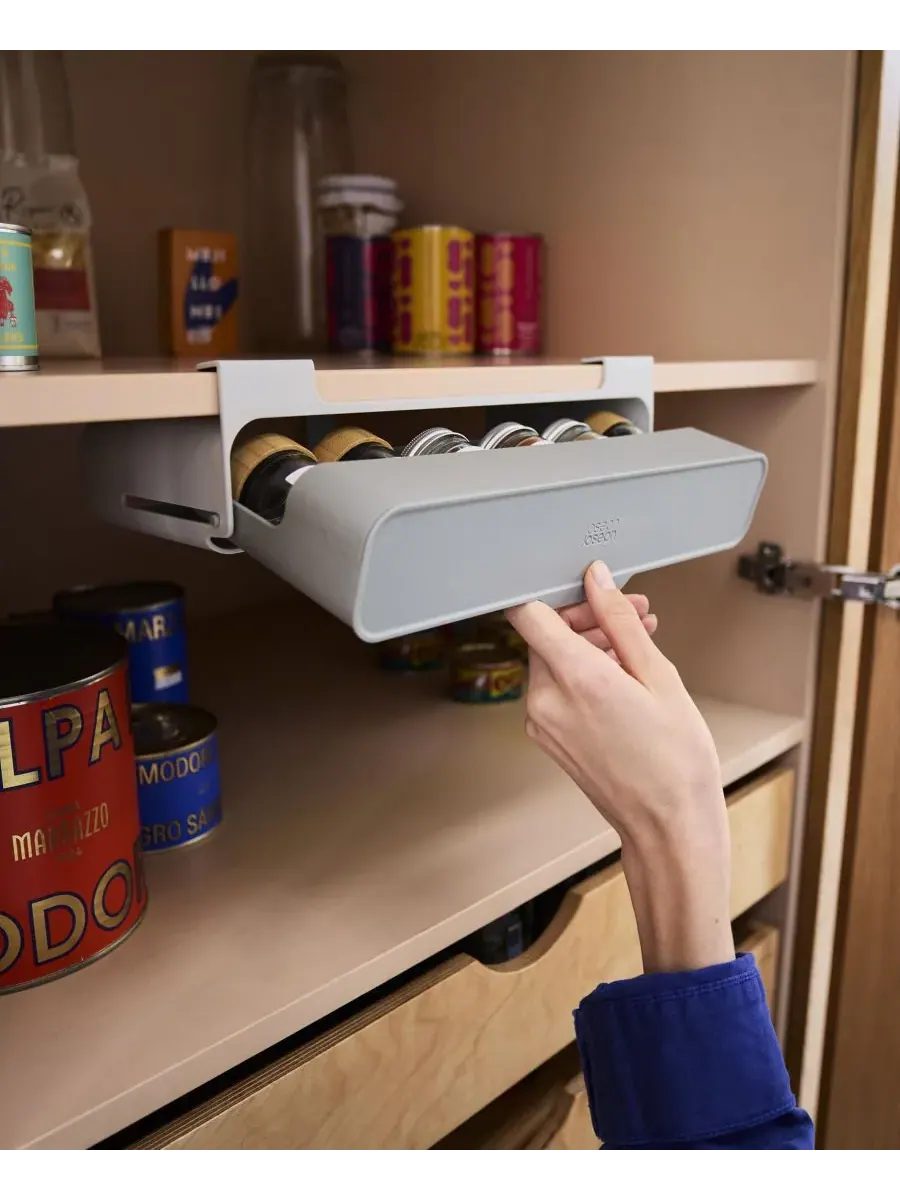 Подставка для специй CupboardStore под полку Joseph Joseph — изображение 7 из 7, серый
