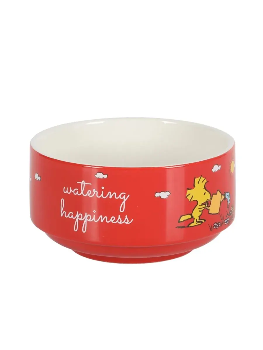 Набор из 4 штабелируемых декоративных керамических мисок Snoopy высотой 14 см Peanuts — изображение 2 из 10
