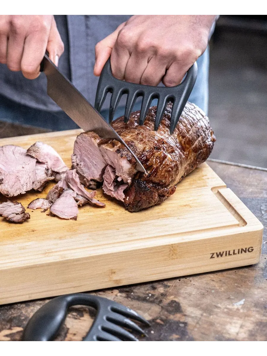 Разделочная доска для барбекю с подносом ZWILLING — изображение 5 из 7, серебряный