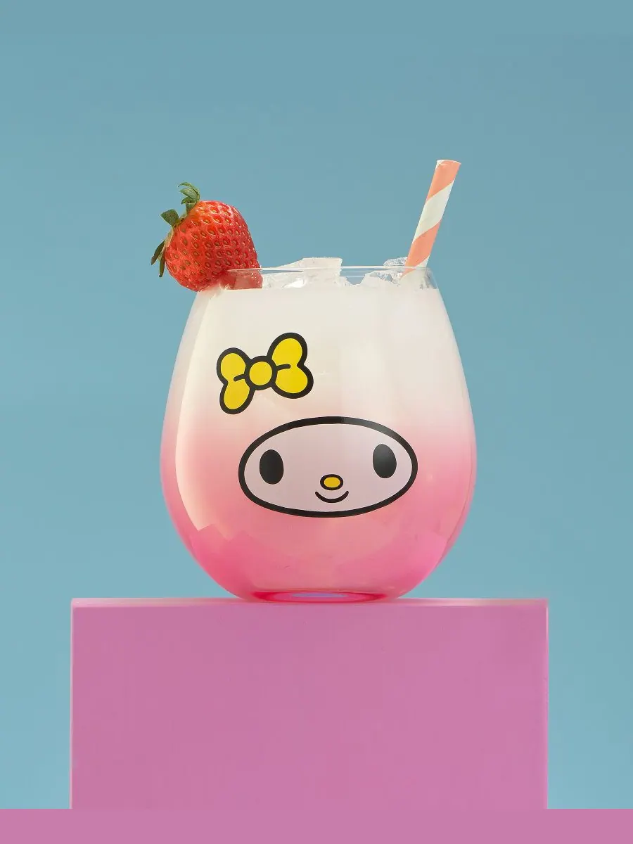 Набор из 4 стаканов Hello Kitty и Hello Sippy без ножки JoyJolt — изображение 6 из 10, мульти