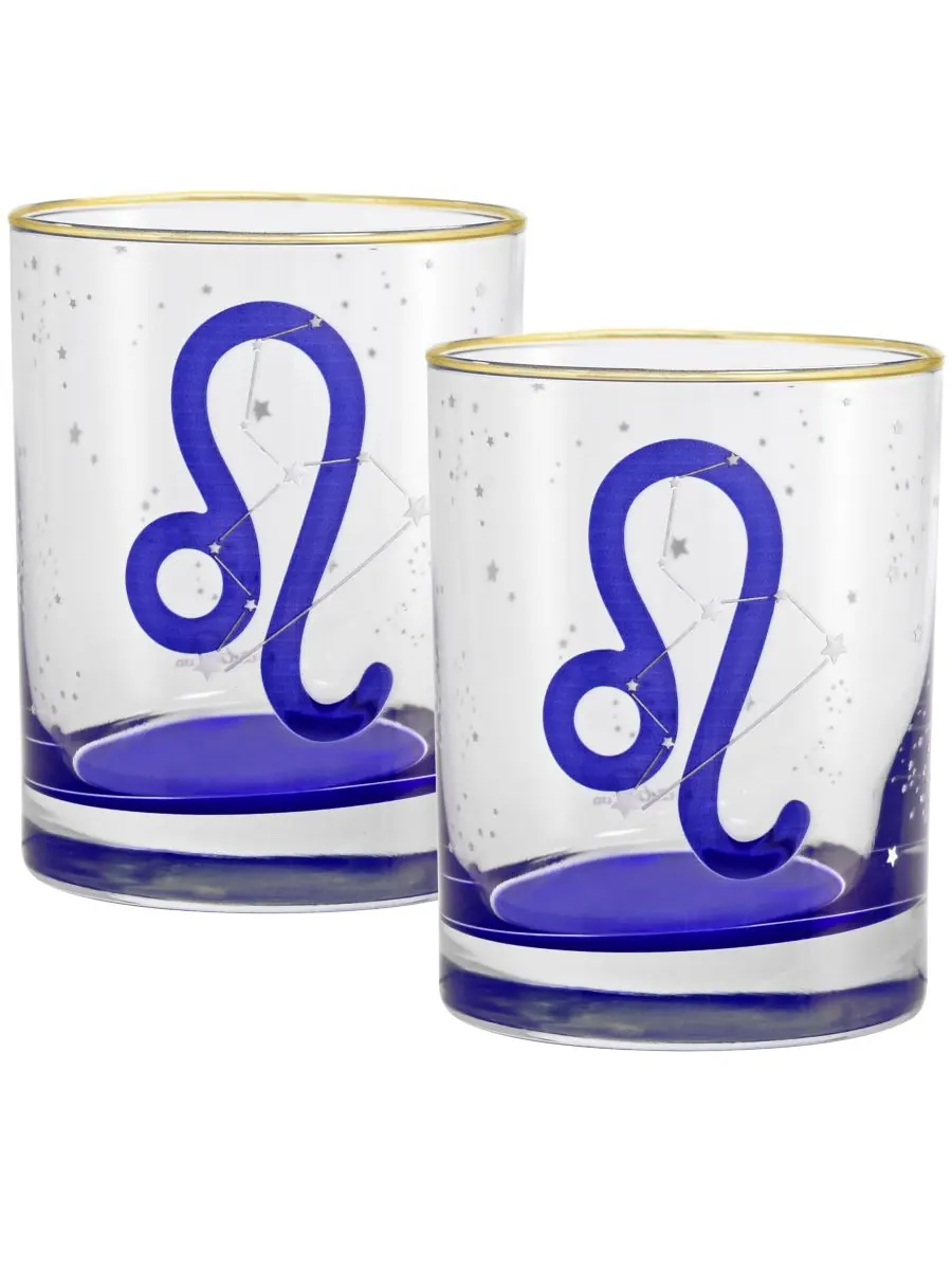 Набор из двух бокалов для виски «Leo Zodiac Double Old Fashioned Glass» Culver
