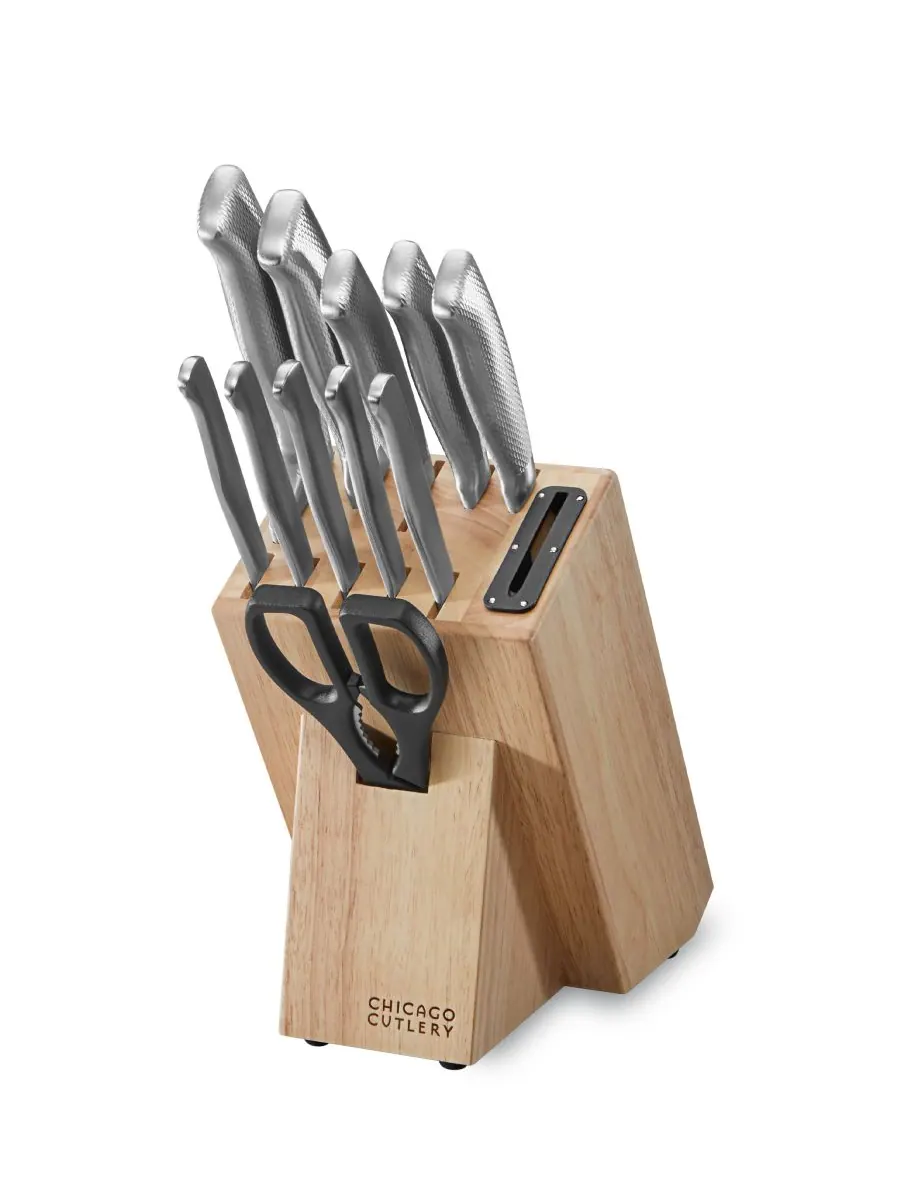 Набор ножей LaSalle из 12 предметов с подставкой Chicago Cutlery, — мульти