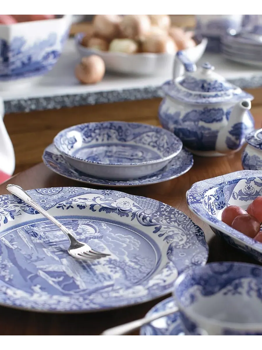 Сервировочная миска «Синяя итальянская ромашка» Spode — изображение 3 из 3, синий