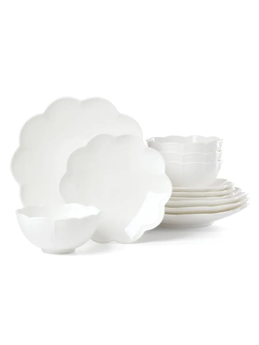 Набор посуды Studio 1414 Scallop, 12 предметов, на 4 персоны Lenox