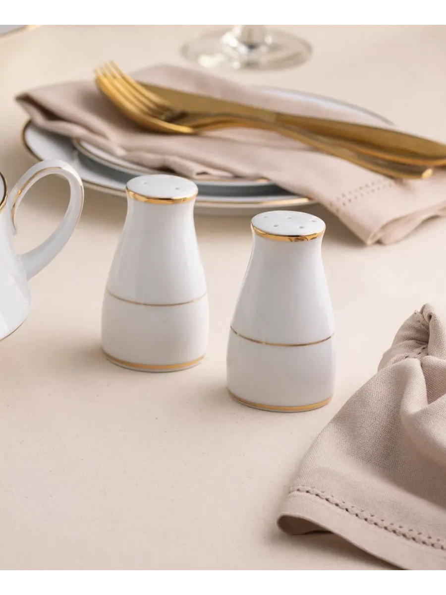 Набор для соли и перца Heritage, 8 см Noritake — изображение 2 из 5, золото