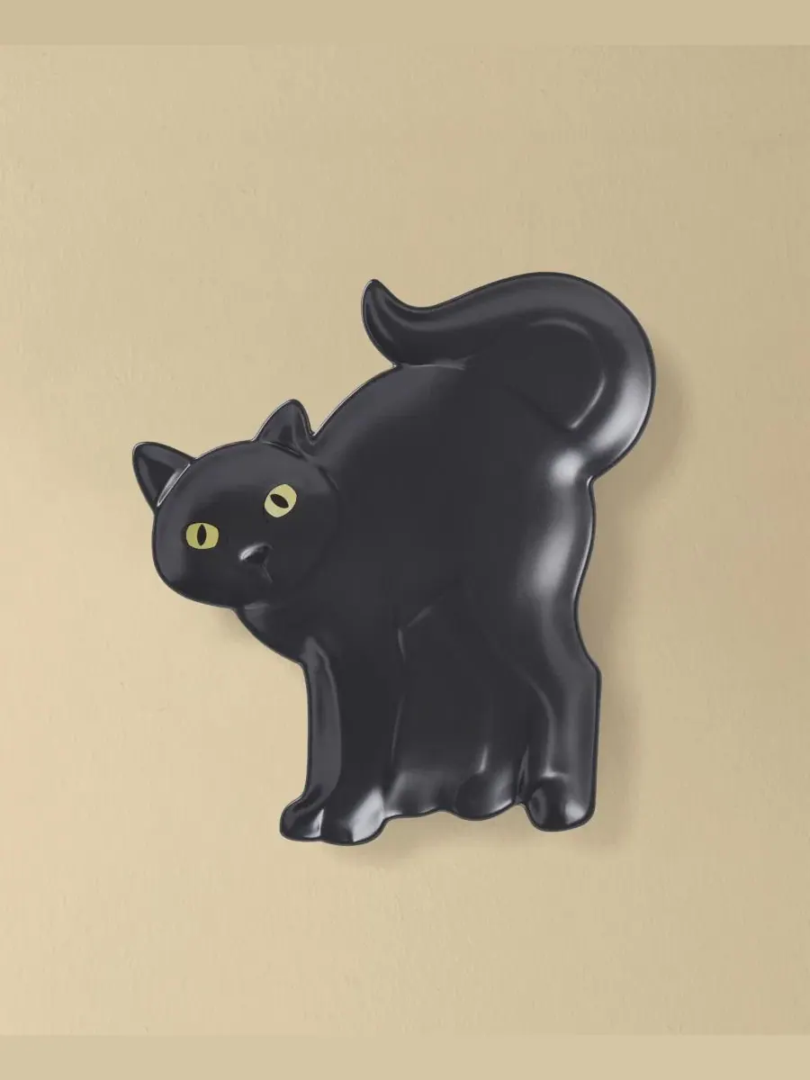 Тарелка для закусок Halloween Cat Hors d'Oeuvres Tray Lenox — изображение 2 из 4, черный