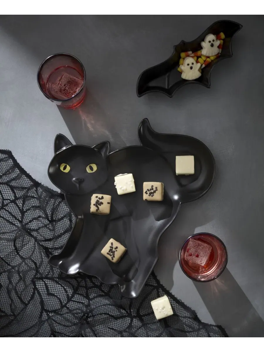 Тарелка для закусок Halloween Cat Hors d'Oeuvres Tray Lenox — изображение 4 из 4, черный