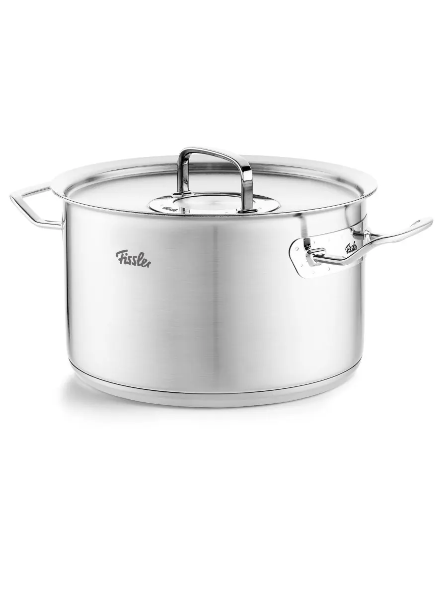 Кастрюля Original-Profi из нержавеющей стали объемом 6,7 кварты с крышкой Fissler, — изображение 2 из 4, нет цвета