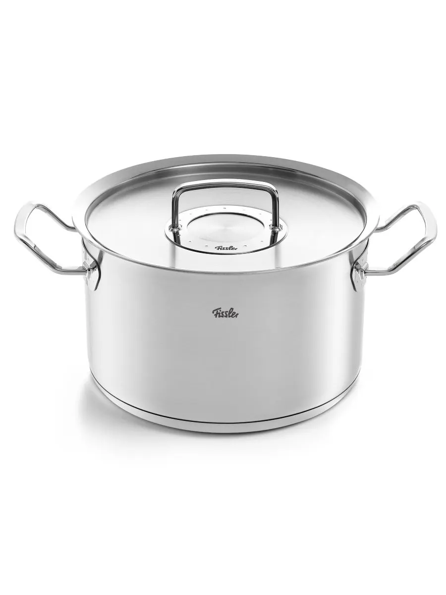 Кастрюля Original-Profi из нержавеющей стали объемом 6,7 кварты с крышкой Fissler, — изображение 3 из 4, нет цвета