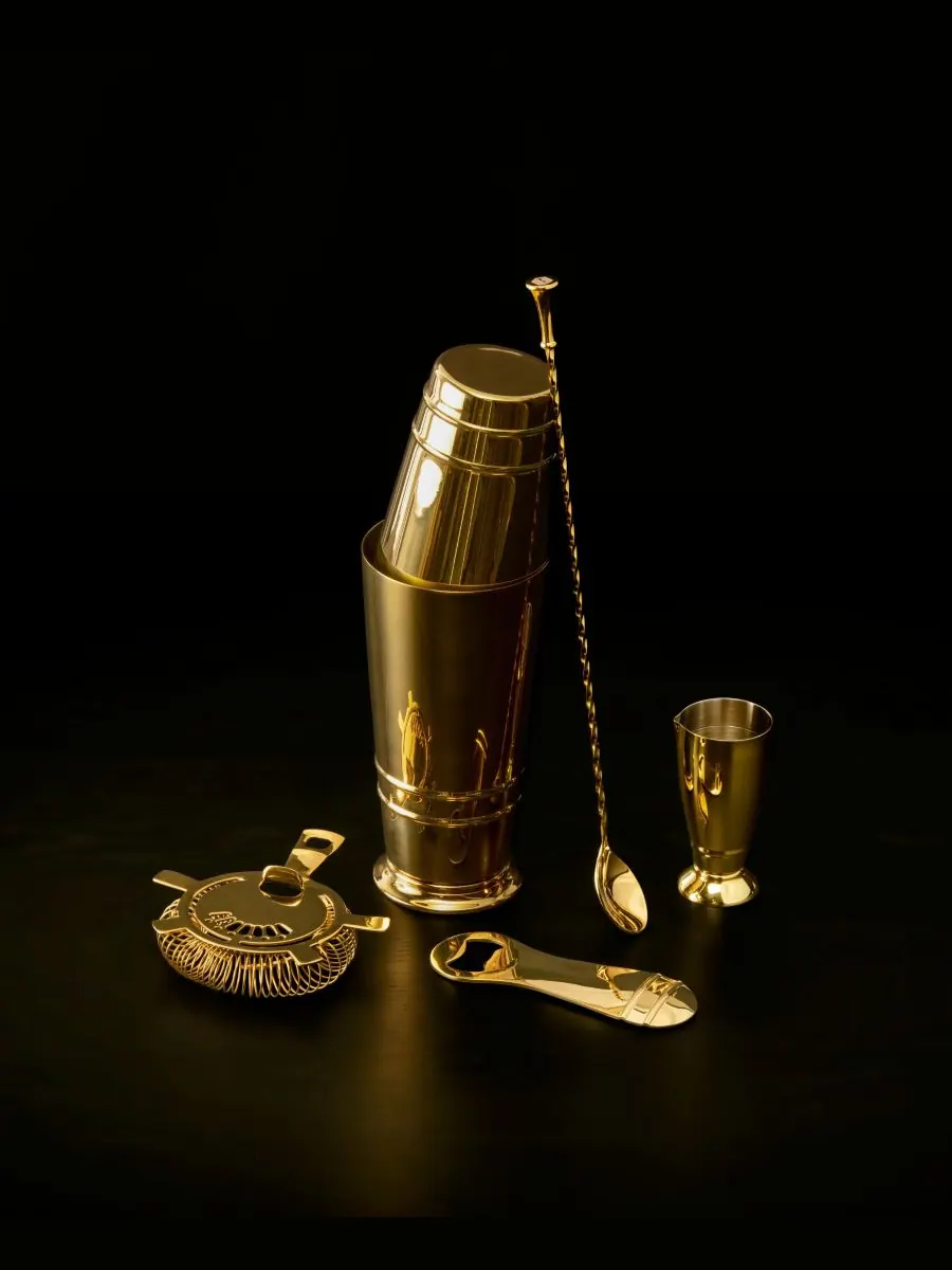 Набор необходимых принадлежностей для бармена Crafthouse Signature Gold Fortessa — изображение 3 из 3, золото