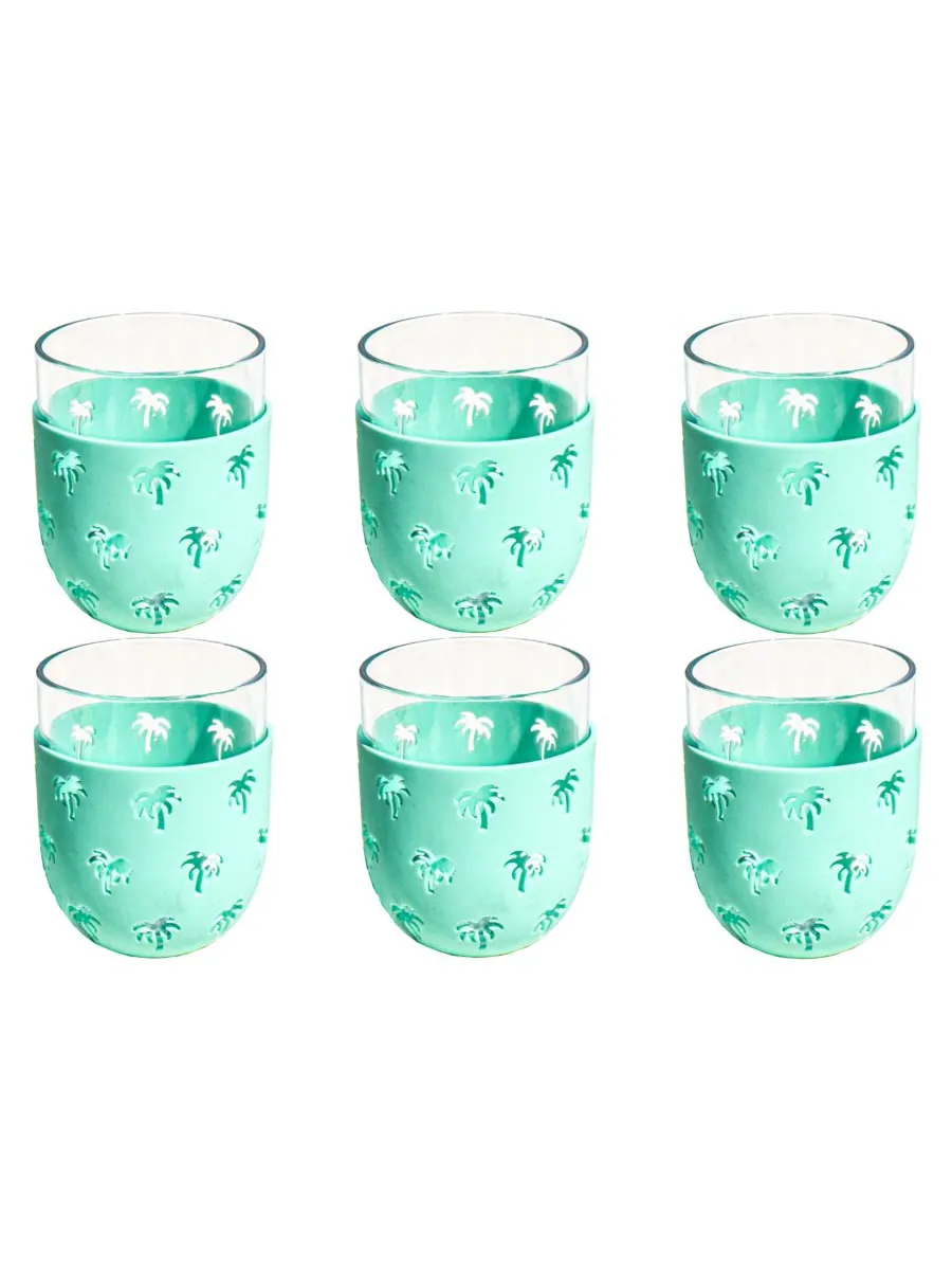 Набор из 6 бокалов без ножки с чехлами для вечеринок Abode Homewares