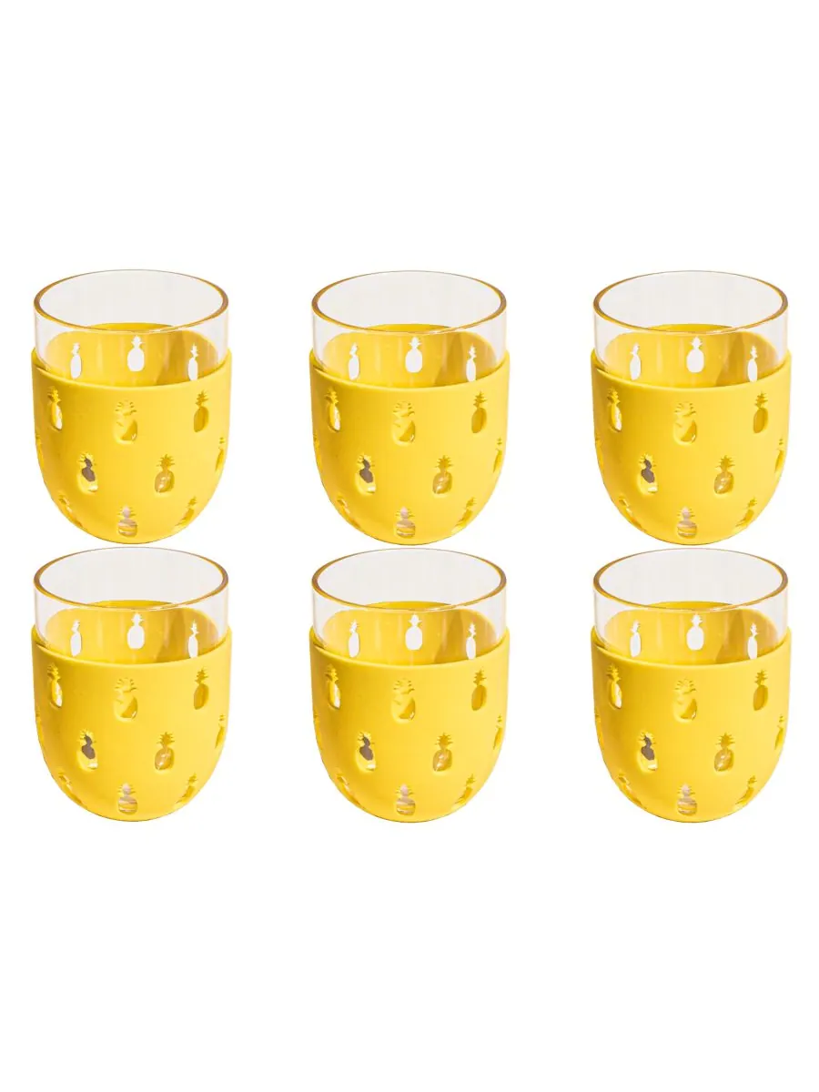 Набор из 6 бокалов без ножки с чехлами для вечеринок Abode Homewares