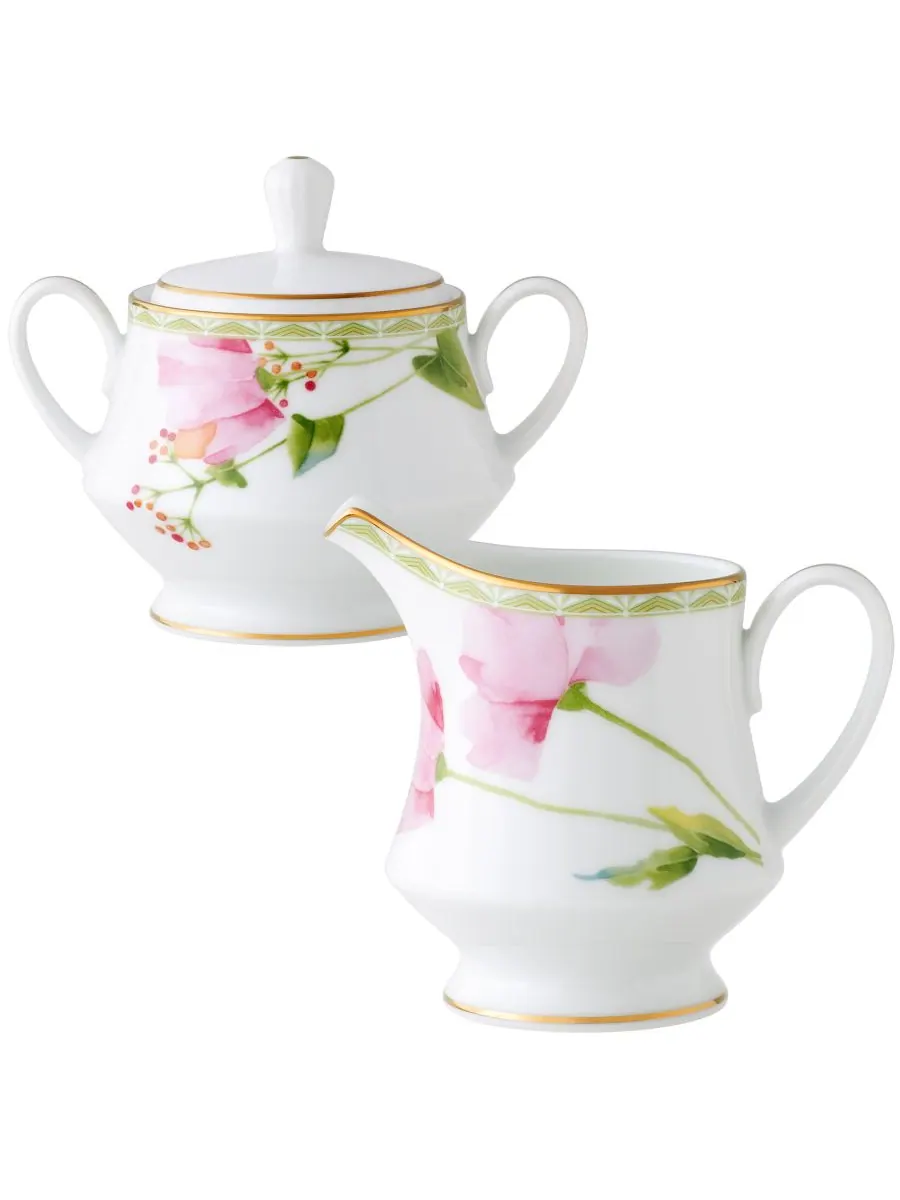 Набор для сахара и сливок Poppy Place Noritake — изображение 1 из 7, белый