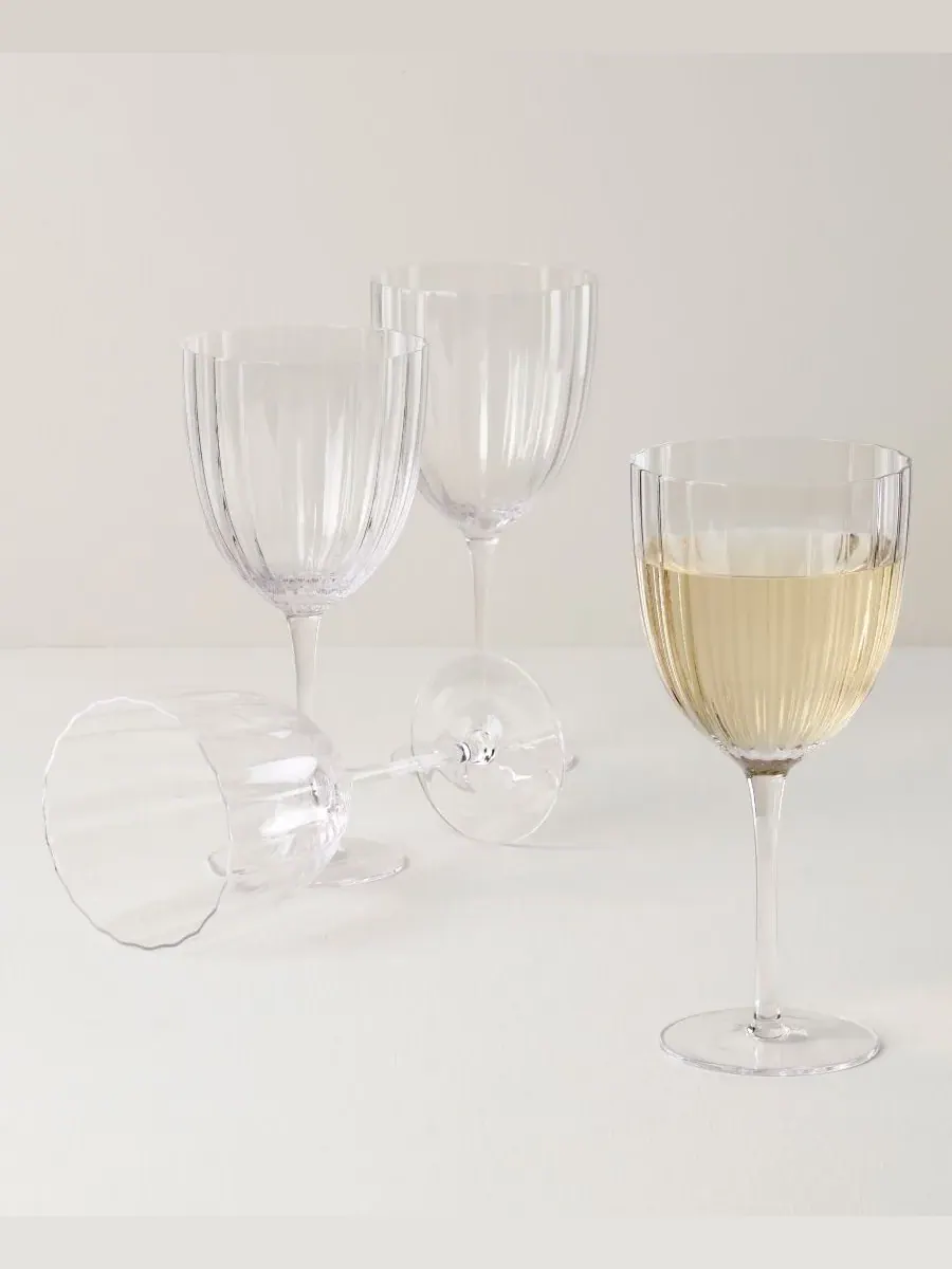 Универсальные бокалы для вина Curva, набор из 4 штук Lenox — изображение 5 из 6, прозрачный
