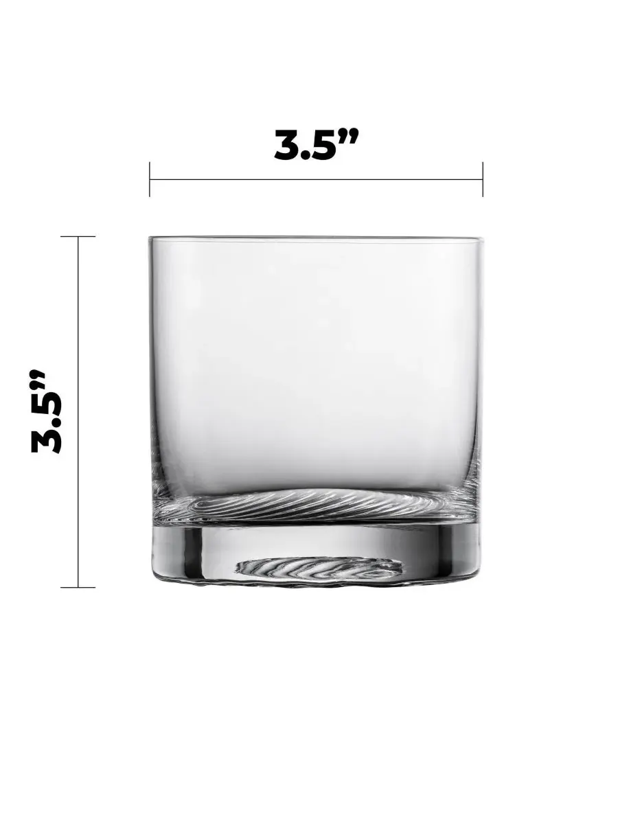 Набор из 4 стаканов Echo Double Old-Fashioned, 13.5 унций, Tritan Crystal Zwiesel Glas — изображение 3 из 6, прозрачный