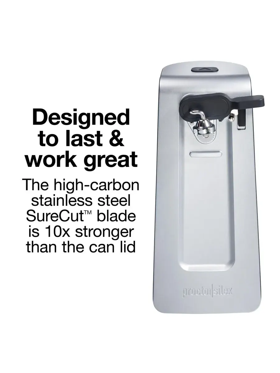 Консервный нож SureCut Blade - 75225 Proctor Silex — изображение 4 из 7, серебристый