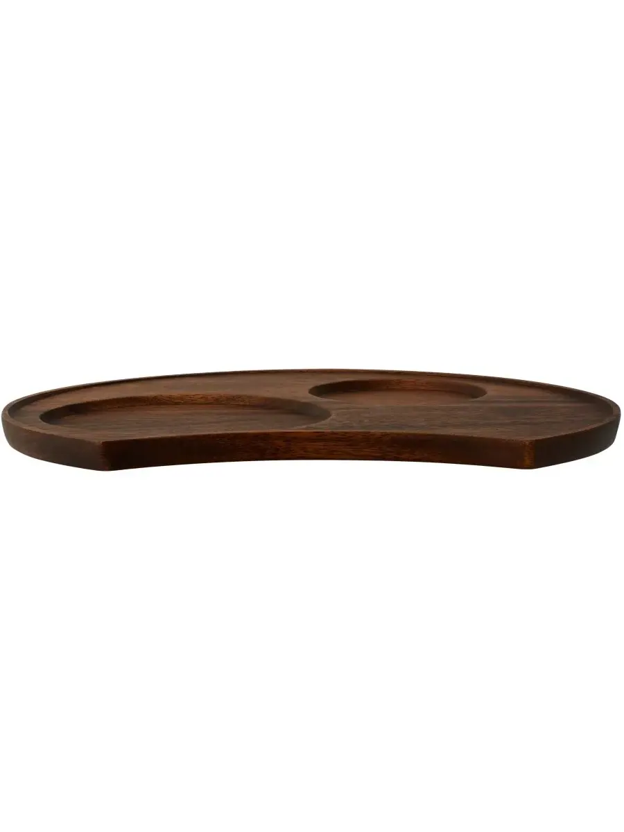 Поднос Noritake Kona Wood Crescent круглый 33 см — изображение 2 из 10, морилка для дерева