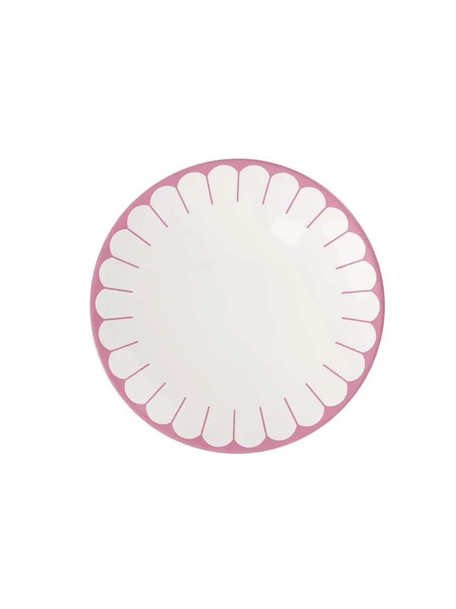 Салатная тарелка Fleur Sleek Villeroy & Boch — изображение 1 из 2, розовый