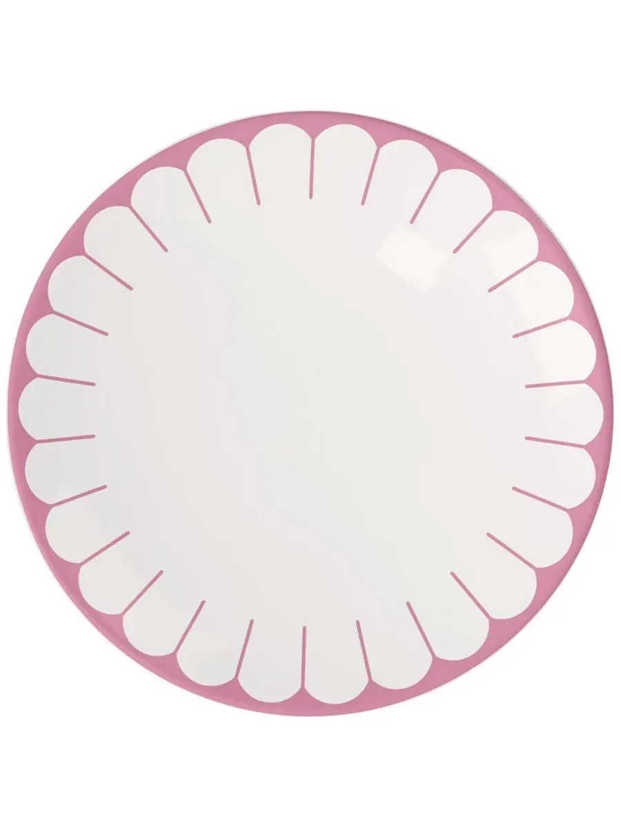 Салатная тарелка Fleur Sleek Villeroy & Boch — изображение 2 из 2, розовый