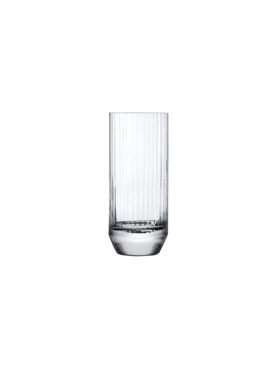 Набор из 4 высоких бокалов Big Top High Ball объемом 10,14 унций Nude Glass — изображение 3 из 3, прозрачный