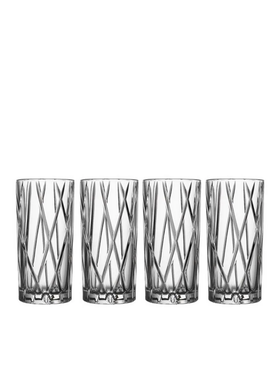 Набор из 4 бокалов для коктейлей City Highball Orrefors — изображение 1 из 5, прозрачный