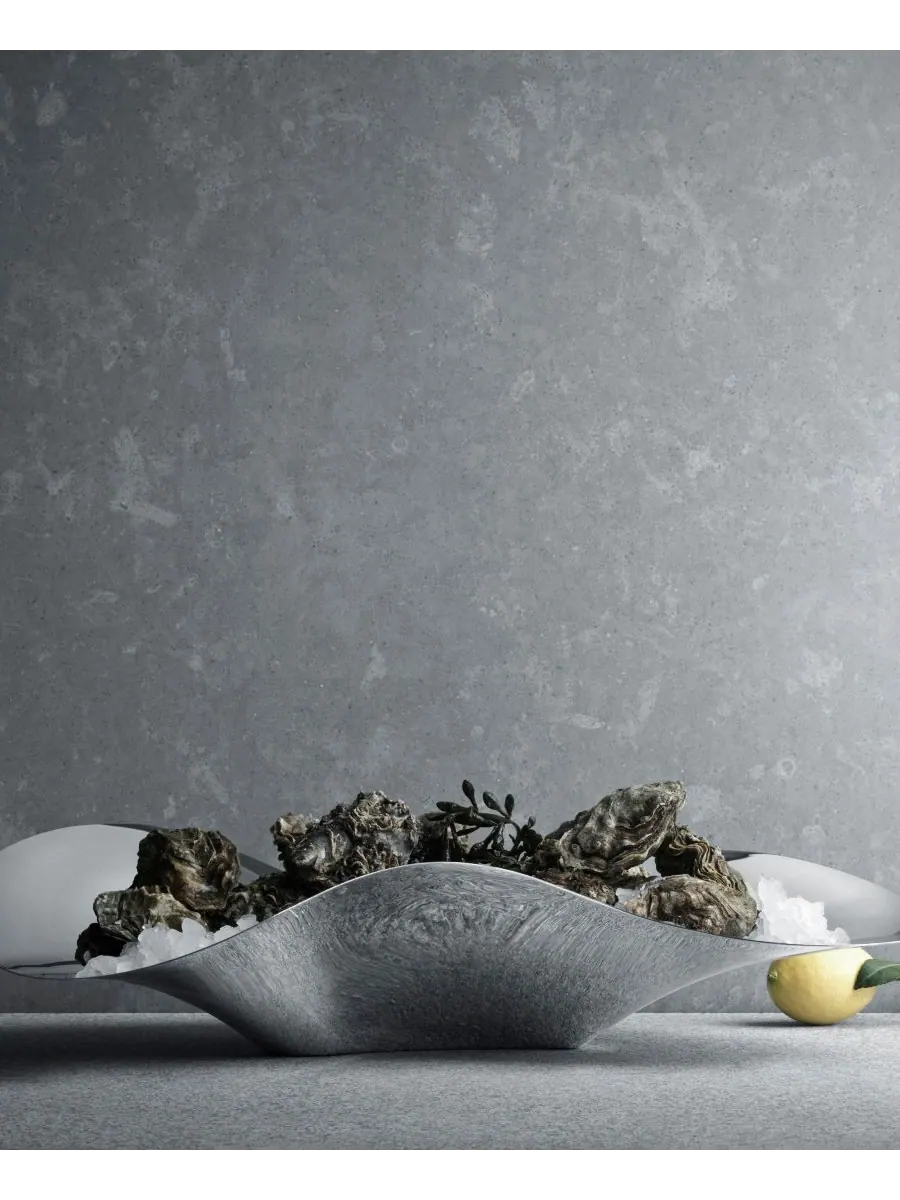 Устричный поднос для наслаждения Georg Jensen — изображение 2 из 2, серебряный