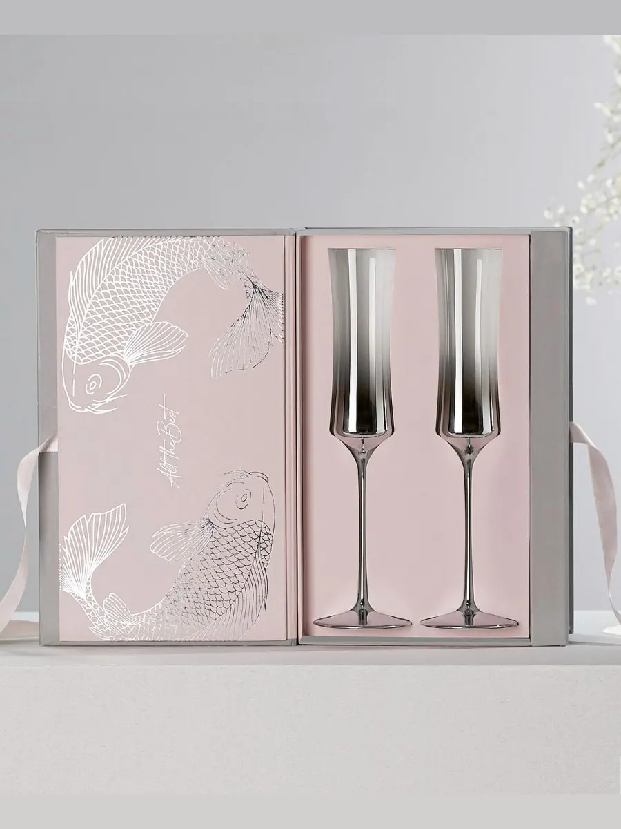 Набор из 2 бокалов для шампанского Dream Parade Nude Glass — изображение 4 из 4, прозрачный