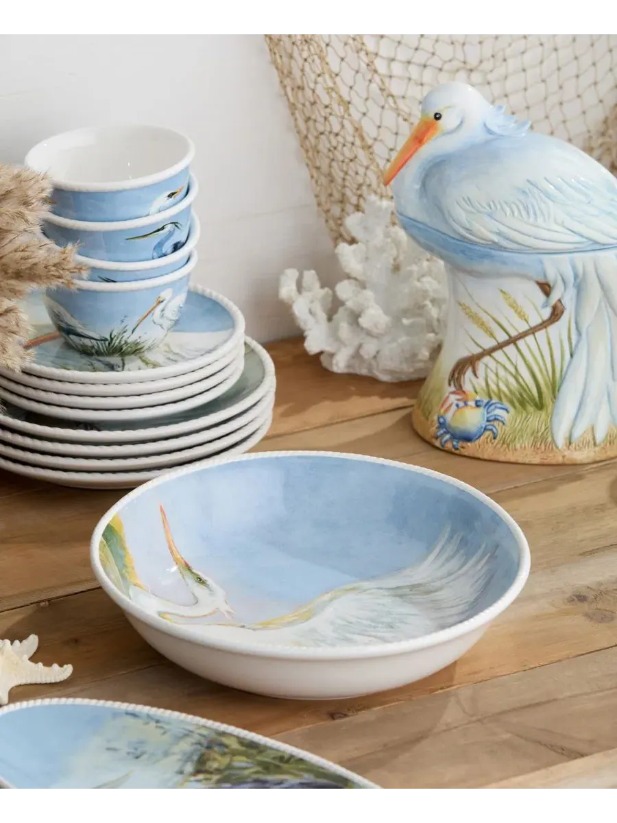 Сервировочная миска Coastal Birds Certified International — изображение 3 из 3, мульти