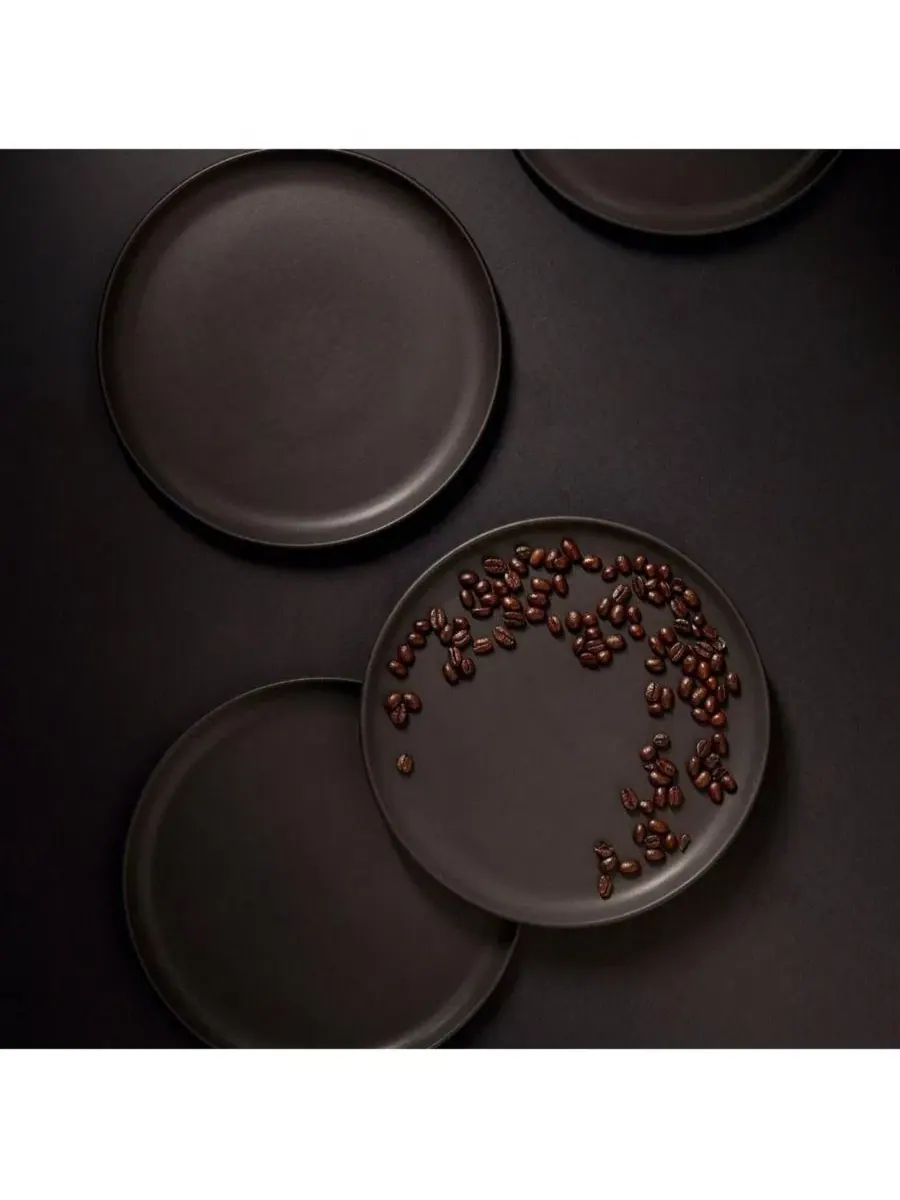 Набор посуды для завтрака Gourmet Breakfast Set, 12 предметов Gharyan Stoneware — изображение 2 из 3, черный