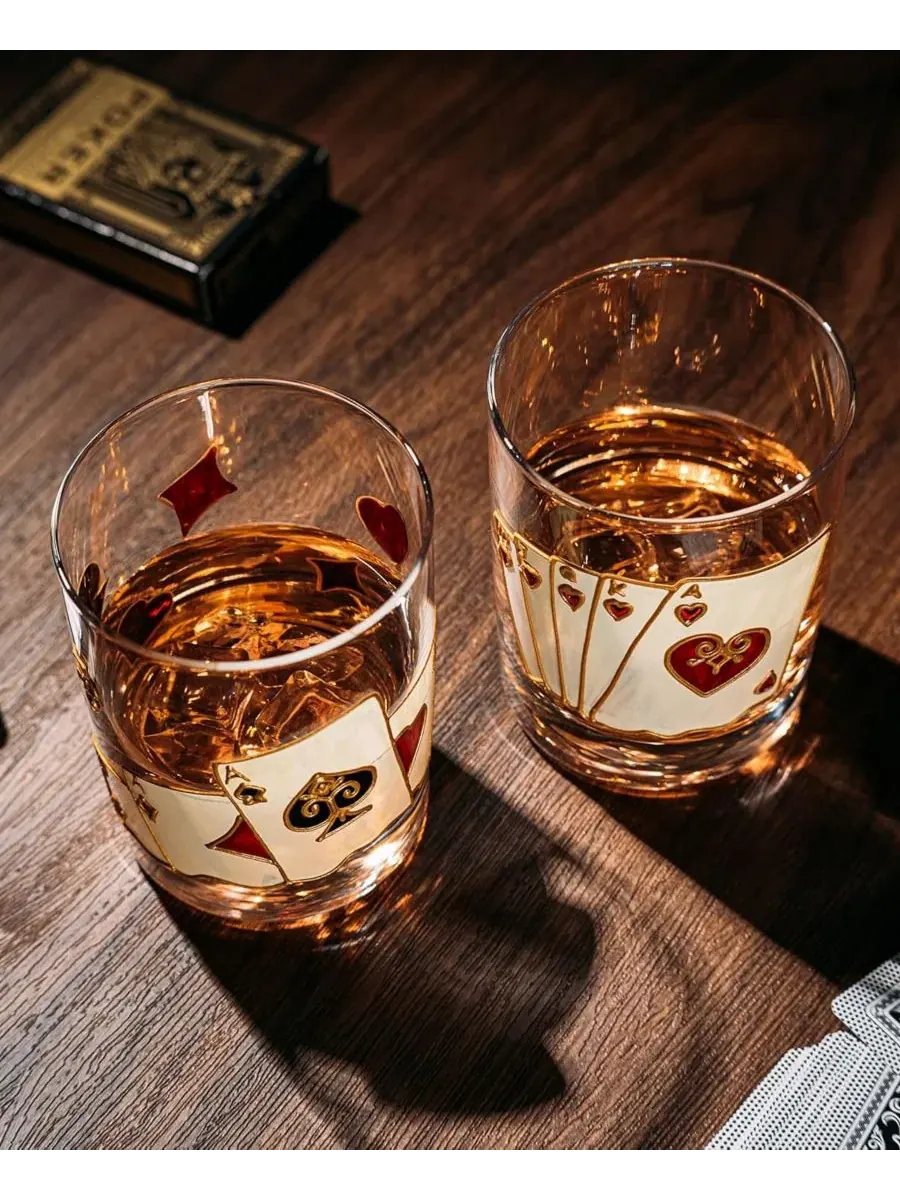 Набор из 2 бокалов для виски Casino The Wine Savant — изображение 5 из 5, прозрачный