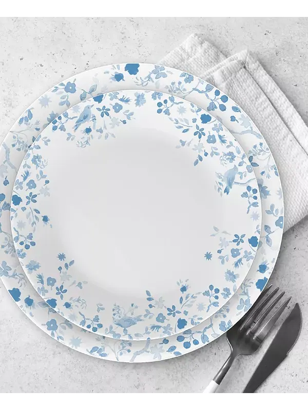 Садовая песня. Набор столовых приборов из 12 предметов, сервиз на 4 персоны. Corelle — изображение 4 из 4, белый