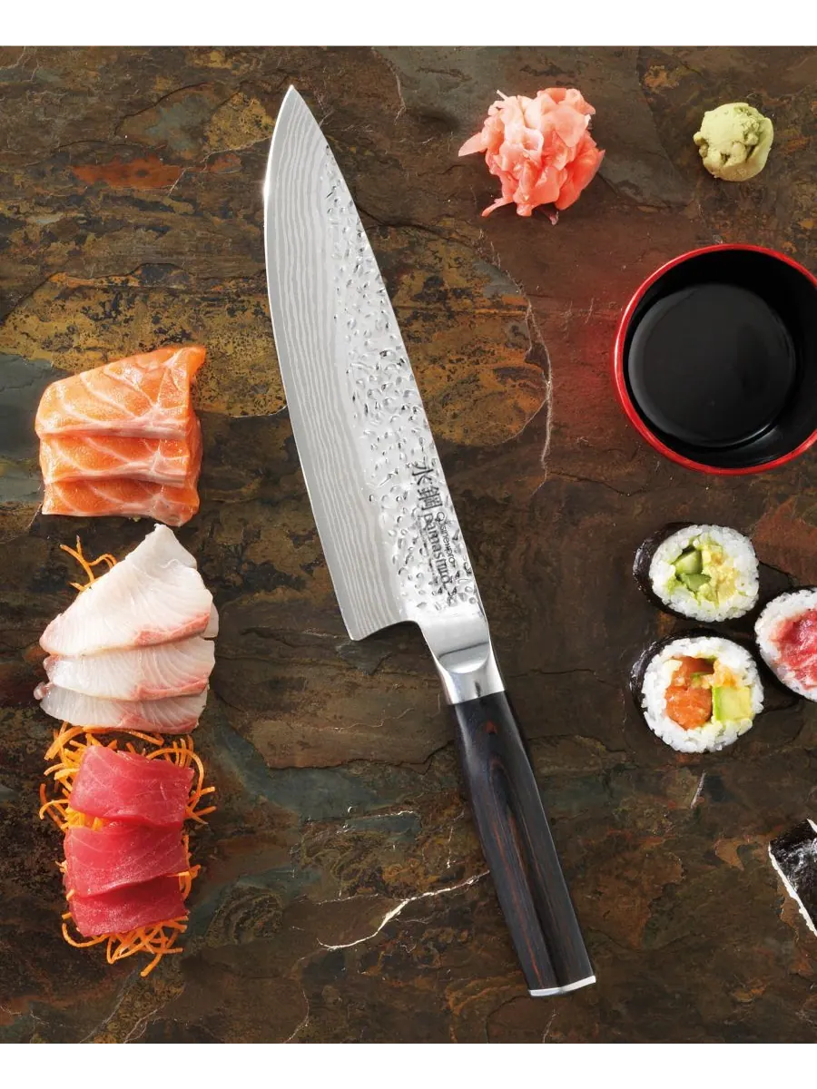 Набор ножей Damashiro Emperor Shi с подставкой, 7 предметов Cuisine::pro, — изображение 5 из 7, нет цвета