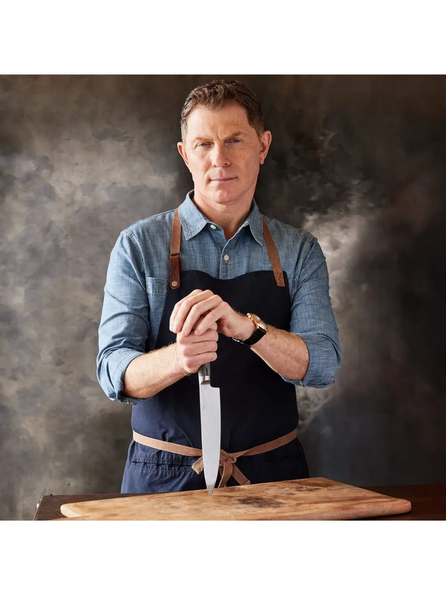 Набор кухонных ножей в блоке GreenPan x Bobby Flay, 13 предметов — изображение 2 из 11, коричневый
