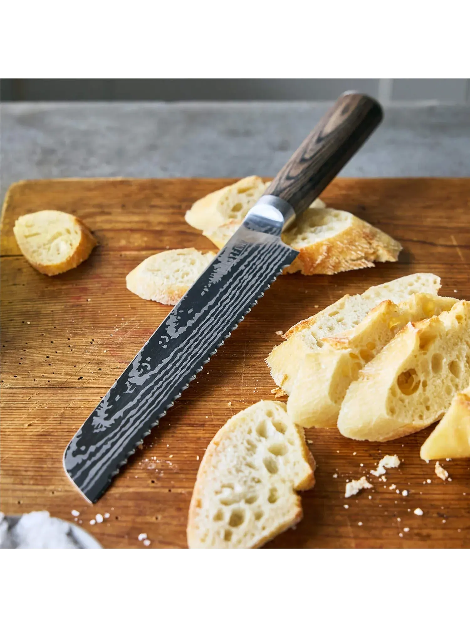Набор кухонных ножей в блоке GreenPan x Bobby Flay, 13 предметов — изображение 7 из 11, коричневый