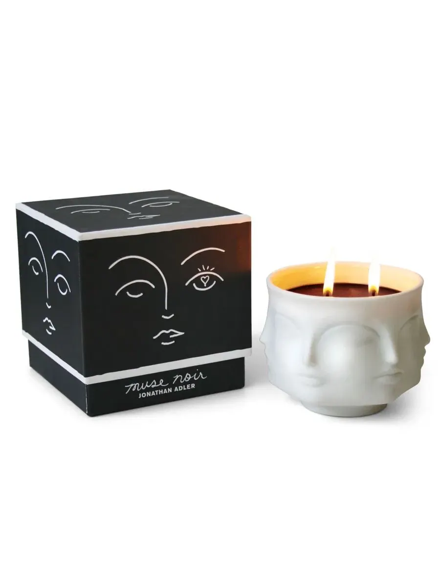 Керамическая свеча Muse Noir 13 см Jonathan Adler — изображение 4 из 4, белый